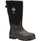 Muck Boot Co Men's Chore Wide Calf Tall Rubber Boot, Plain Toe, 16 in Height, Black, 8 MCXF-000-BLK-080 - alternate 1